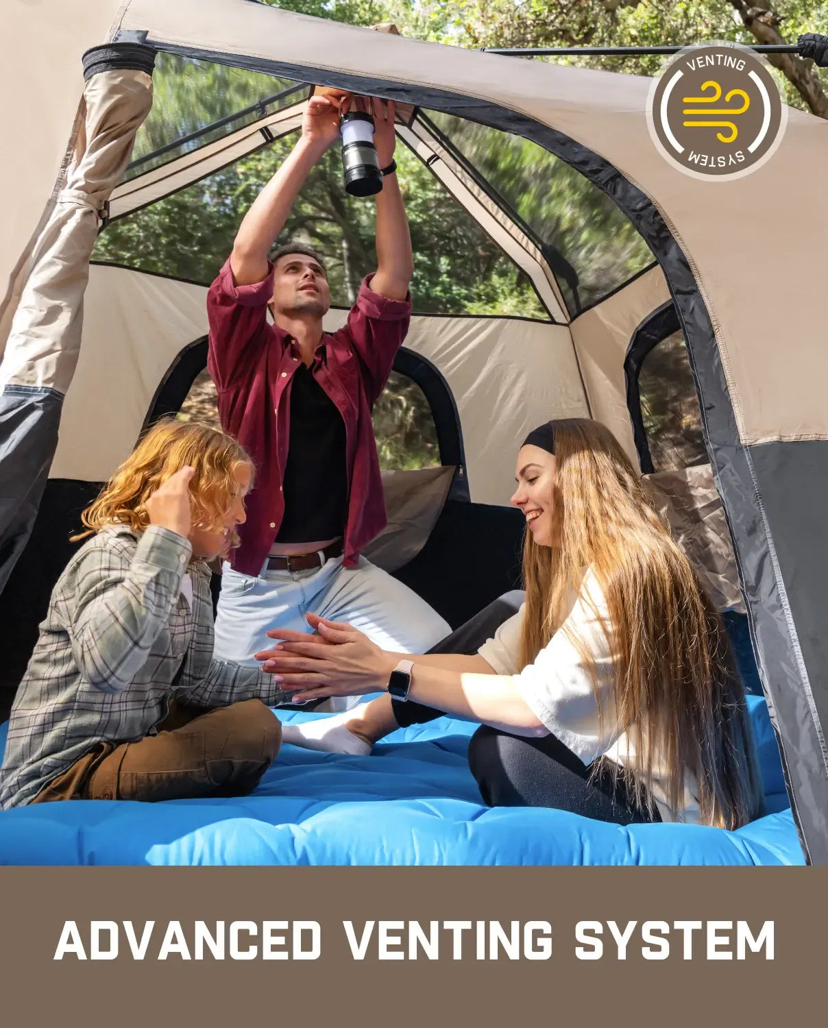 【DealsForYouDays】Fanttik Camping Tent Zeta  C4/C6 Person Instant Cabin Tent Setup in 60 Seconds with Rainfly & Windproof Portable with Carry Bag for Family Camping & Hiking,Summervibes, Father's Day Gifts, Tents For Camping,campingessentia
