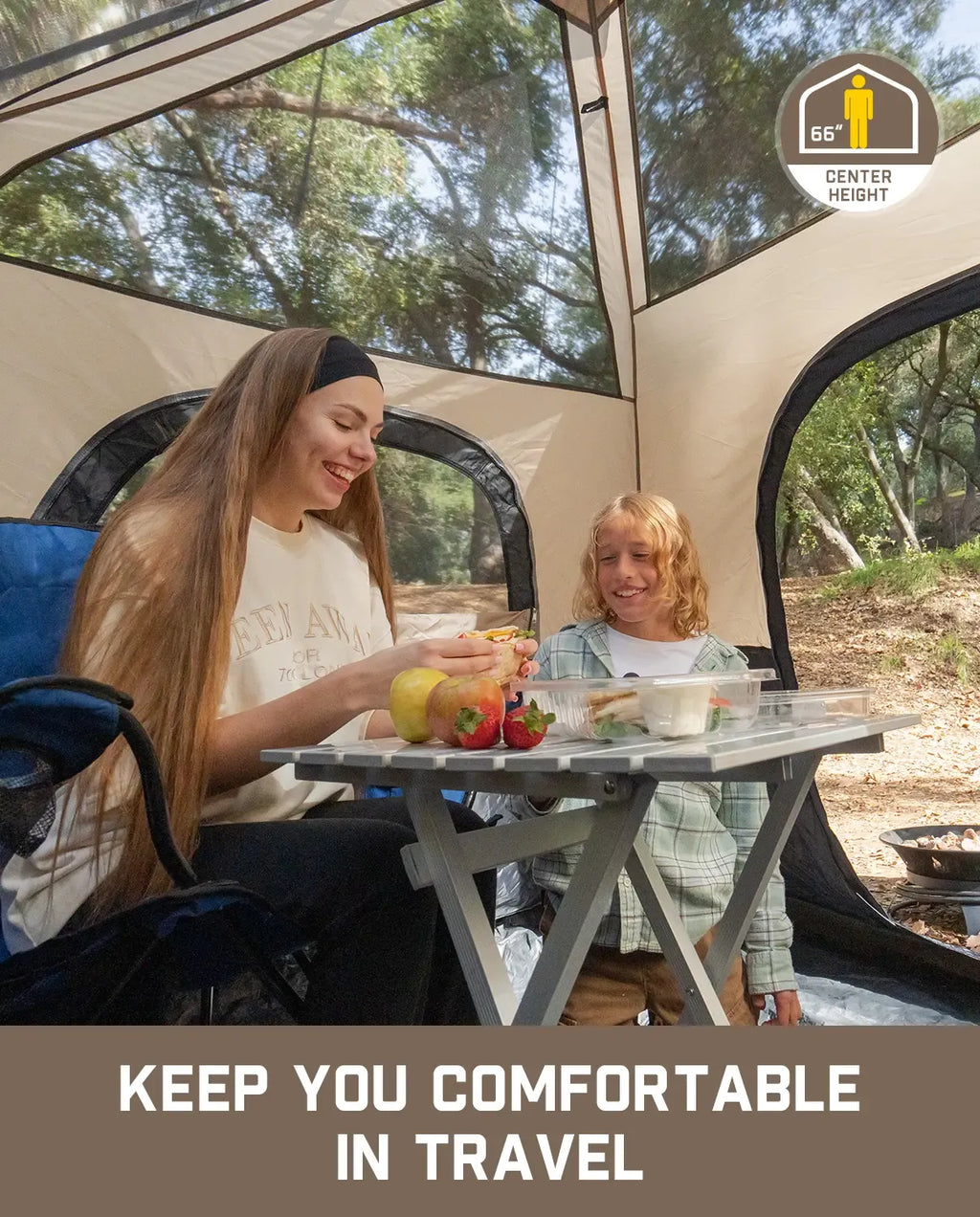【DealsForYouDays】Fanttik Camping Tent Zeta  C4/C6 Person Instant Cabin Tent Setup in 60 Seconds with Rainfly & Windproof Portable with Carry Bag for Family Camping & Hiking,Summervibes, Father's Day Gifts, Tents For Camping,campingessentia
