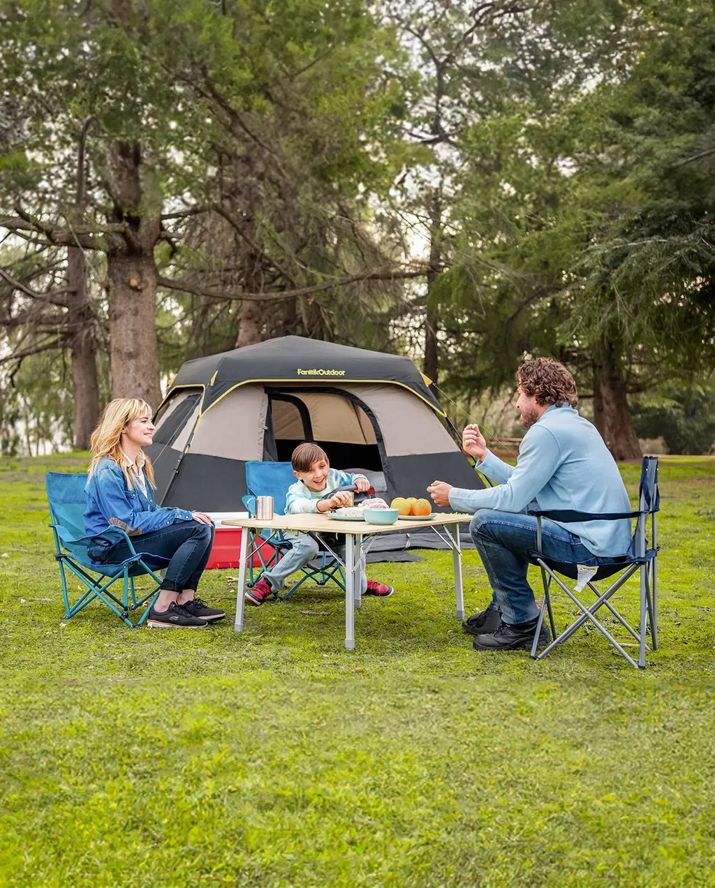 【DealsForYouDays】Fanttik Camping Tent Zeta  C4/C6 Person Instant Cabin Tent Setup in 60 Seconds with Rainfly & Windproof Portable with Carry Bag for Family Camping & Hiking,Summervibes, Father's Day Gifts, Tents For Camping,campingessentia