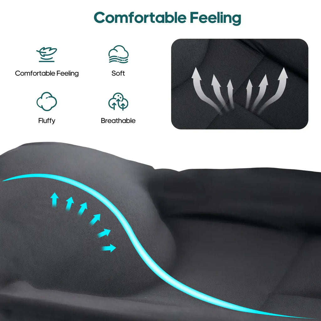 【Deals for You Days】Sweetcrispy Camping Cot for Adults, 6 Angle Adjustable Folding Camping Bed with Mattress, Foldable Camping Bed for Camp, Office, Outdoor, Lightweight Camping Cot Supports 450 lbs