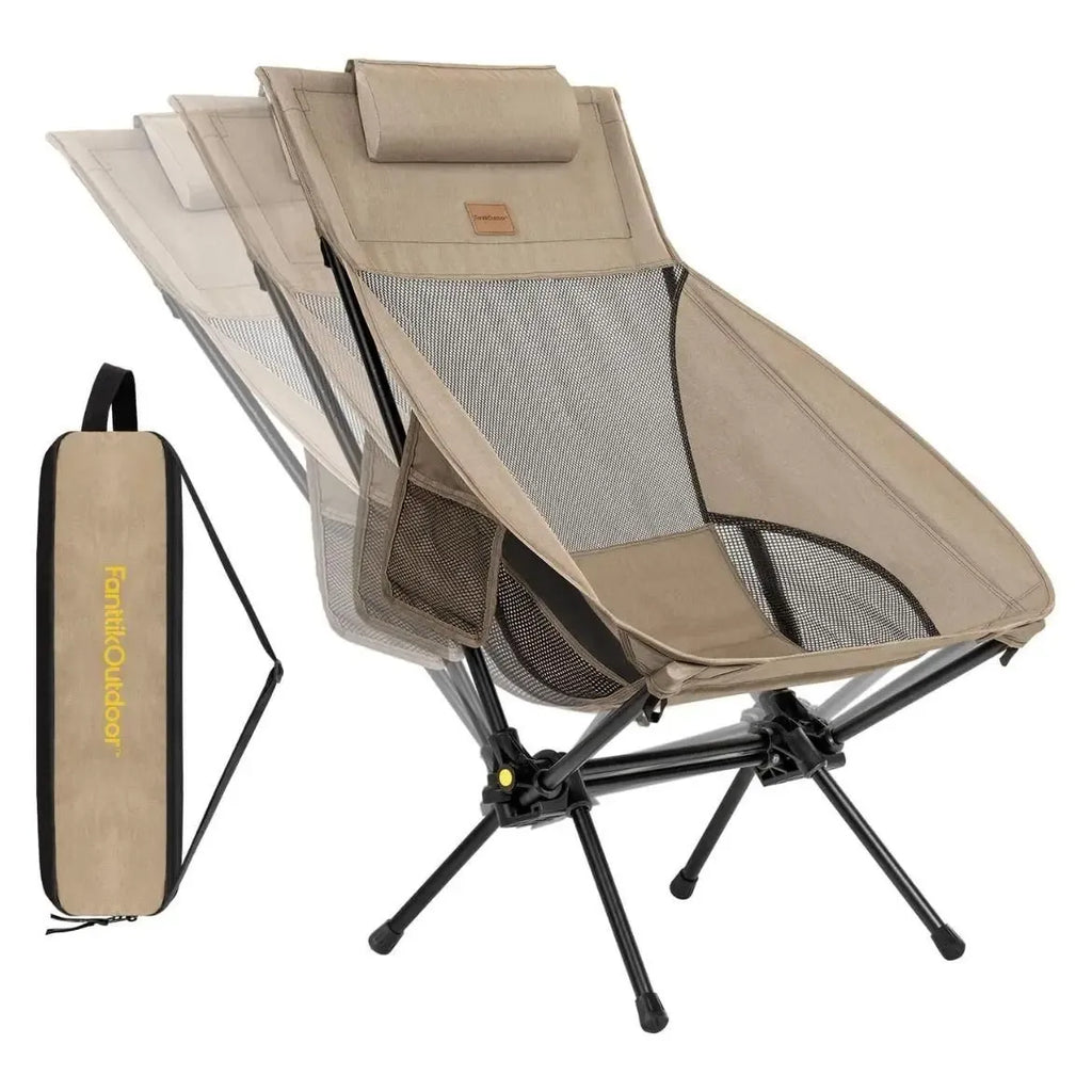 【DealsForYouDays】FanttikOutdoor Zeta L8 Max Camping Chair, Portable & Lightweight, Comfort-Driven Foldable Rocking Chair with Carry Bag for Camping, Hiking, Patio, Fishing, Support up to 250 lbs,summerwins,father'sdaygifts,campingessentials,campinggear