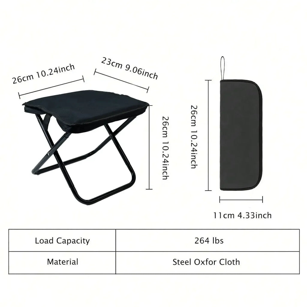 Portable Lightweight Iron Alloy Folding Chair, Compact Design for Outdoor Activities, Outdoor Seating, Versatile Use, Easy to Carry, Picnic Chair, Camping Folding Chair, Lightweight Foldable Chair