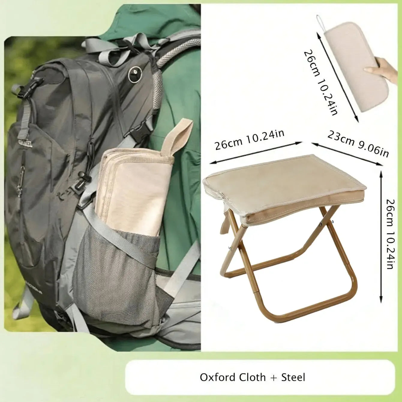 Portable Lightweight Iron Alloy Folding Chair, Compact Design for Outdoor Activities, Outdoor Seating, Versatile Use, Easy to Carry, Picnic Chair, Camping Folding Chair, Lightweight Foldable Chair