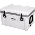 【FathersDayGift】VEVOR Insulated Portable Cooler, 52 qt, Holds 50 Cans, Ice Retention Hard Cooler with Heavy Duty Handle, Ice Chest Lunch Box for Camping, Beach, Picnic, Travel, Outdoor, Keeps Ice for up to 6 Days