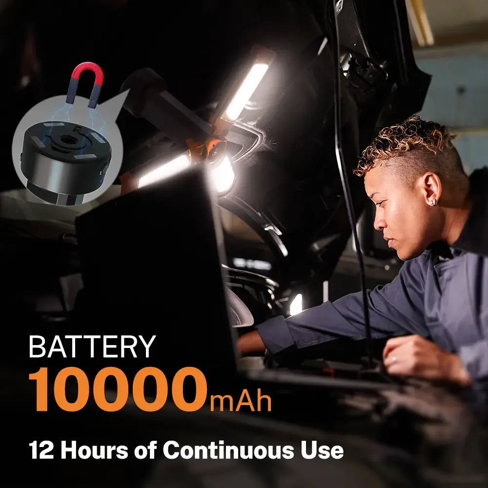 [Father's Day Gift]OGERY 10000/18000mAh Camping Light with  Remote Control & Power Bank - Rechargeable 2200 Lumens Dimmable Work Light, Emergency Light & Detachable Tripod (1.75-6.5 Ft) for Outdoor, Hiking, Home & Emergency summerwins