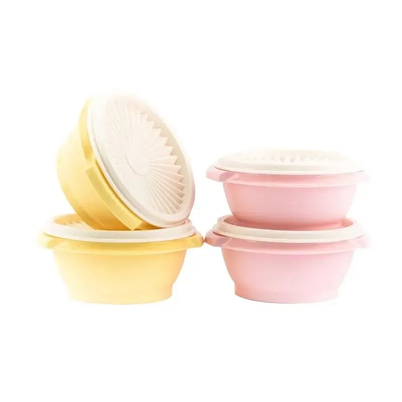 【Deals For You】Pastel Food Storage Bowl Set, 17oz & 10oz, 4 Candy Colors, Eco-Friendly, TPW Candy Colors Freezer Bowl Set - 8-Pack Pastel Airtight Lids for Easy Storage  Organization Family-sized Microwave-safe Food Containers