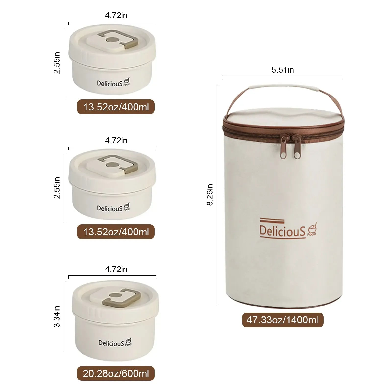 lunch  box function Premium 304 Stainless Steel Lunch Container – Durable Multi-Layer Bento Box for School, Work, Picnics, Camping, Travel & Daily Meal Prep Beige Sturdy lunch box heated lunch box