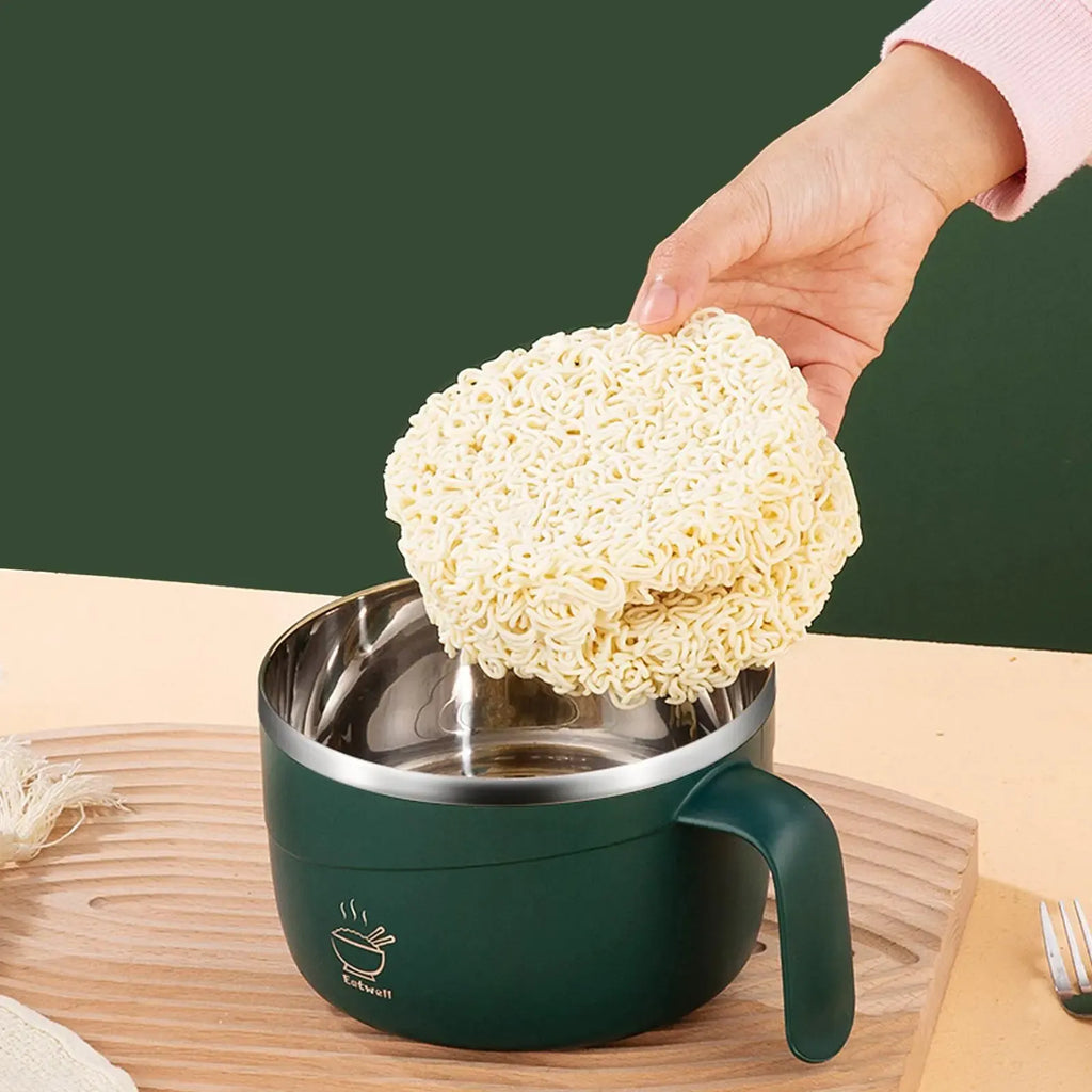 1200 ml Large-Capacity Instant Noodle Bowl, Bowl With Lid, Multi-Purpose Anti-Scald Instant Noodle Pot, Tableware for Home, Office and Dormitory, Microwave Noodle Bowl, Instant Noodles Bowl, Summer Father's Day Gift #GLOBAL PICKS