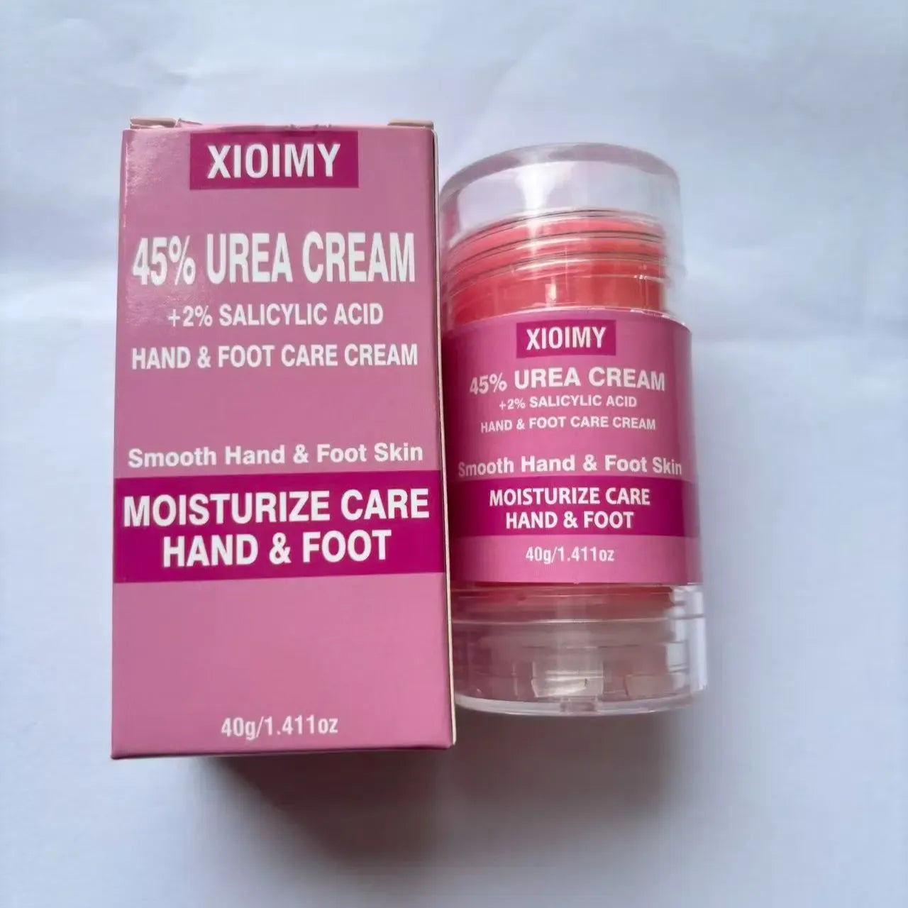 45% Urea + 2% Salicylic Acid Foot Cream, Intensive Moisturizing Care for Dry, Cracked Skin, Hydrating Hand Balm, Foot & Hand Cream for Women & Men, Foot Lotion