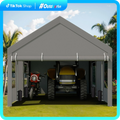 Walsunny Carport 12x20ft Outdoor Car Canopy Portable Garage, Heavy Duty Shed Tent Port with Roll-up Ventilated Windows & Removable Sidewalls Shelter Storage Vehicle Party Moisture Prevention for Camp, Farm, Tool, Grey, Khaki, White,Durable Pvc